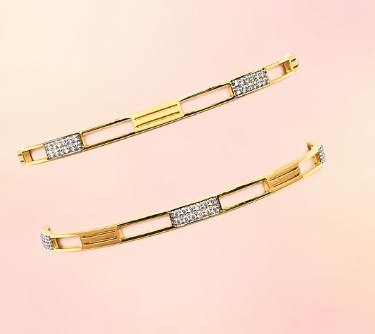 18K Rose Gold Bangles