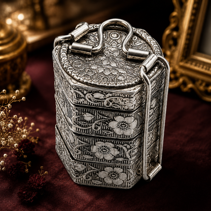 Silver Tiffin