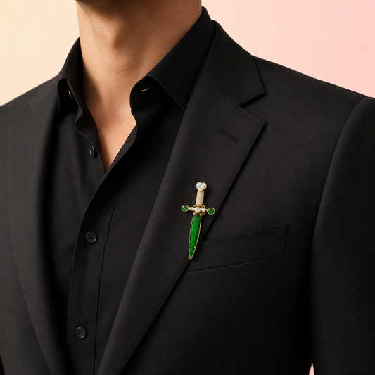 Sword Silver Brooch