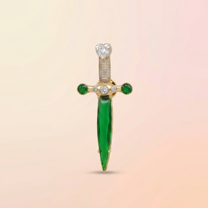 Sword Silver Brooch