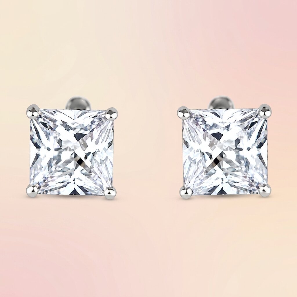 Square Diamond Studds