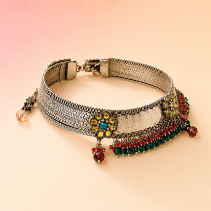 Antique Silver Payal